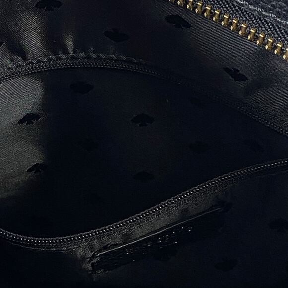 Kate Spade Orchard Street Hemsley Black Pebbled Leather Crossbody With Tassel - Picture 7 of 9